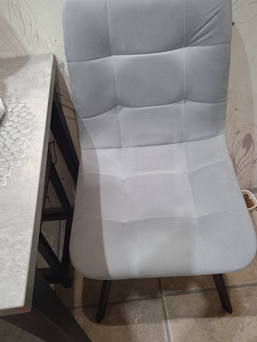 Стул на металлокаркасе Чилли бежевый / белый каркас фото покупателя 881