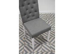 Стул Menson white / fabric pebble из шоурума 1