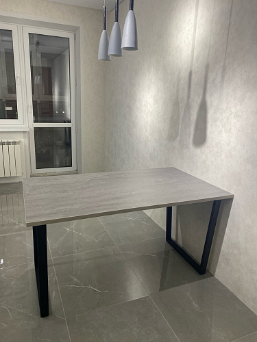 Деревянный стол Лота Лофт 120x75 дуб крафт табачный / черный матовый фото покупателя 66