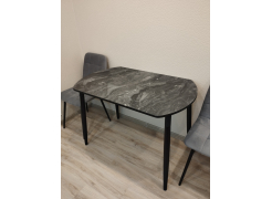 Стол раскладной Гуанг гранит темный / черный фото покупателя 3