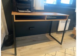 Письменный стол Леон Лофт бетон / черный матовый фото покупателя 89