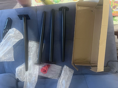 Стул на металлокаркасе Gabi latte / gold / black фото покупателя 610