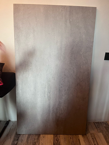 Стол Лота Лофт 120 32 мм бетон / черный матовый фото покупателя 412