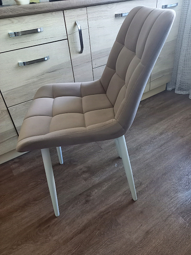 Стул на металлокаркасе Челси морская волна / черный фото покупателя 164