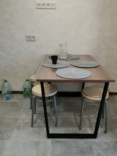 Стол раскладной Лота Лофт 120 25 мм юта / черный матовый фото покупателя 860