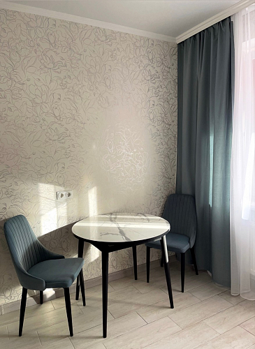 Стул на металлокаркасе Kora light blue / white фото покупателя 49