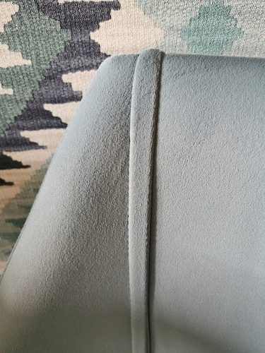 Стул на металлокаркасе Morgan blue / black фото покупателя 18