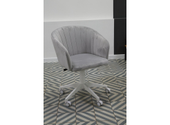 Компьютерное кресло Тибо confetti chocolate / белый из шоурума 2