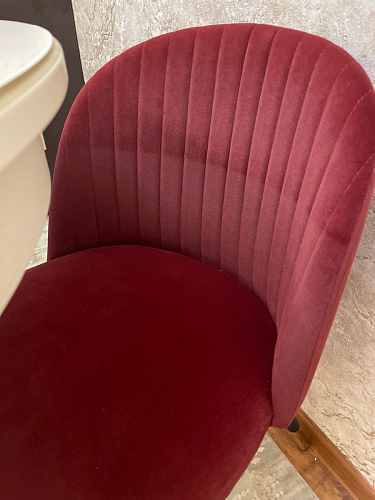 Стул на металлокаркасе Gabi 1 темно-серый / черный фото покупателя 137