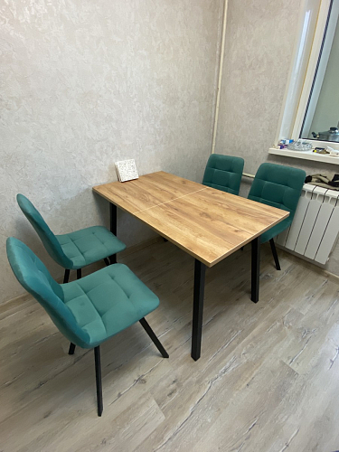 Комплект стульев Чилли 2 шт бежевый / черный фото покупателя 981