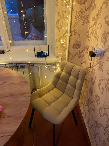 Стул на металлокаркасе Челси бирюзовый / черный фото покупателя 67