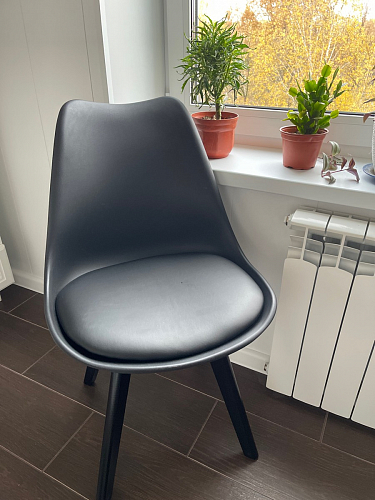 Стул Bonuss blue / wooden legs фото покупателя 102