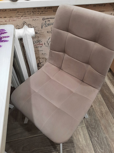 Стул на металлокаркасе Чилли К кирпичный / черный фото покупателя 251