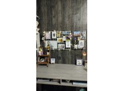 Письменный стол Леон Лофт дуб делано темный / черный матовый фото покупателя 74