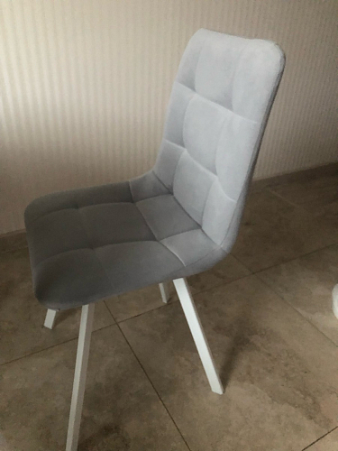 Стул на металлокаркасе Челси К бирюзовый / черный фото покупателя 123