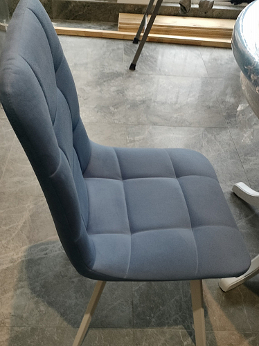 Стул на металлокаркасе Чилли темно-серый / черный каркас фото покупателя 684