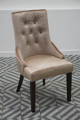 Стул Elegance dark walnut / fabric beige из шоурума 2
