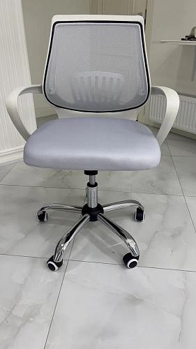Компьютерное кресло Ergoplus blue / gray / white фото покупателя 28