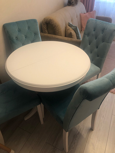 Стул Amelia white / fabric cream фото покупателя 26