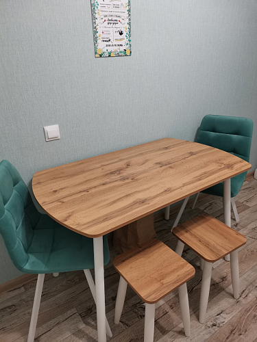 Стул на металлокаркасе Чилли зеленый / черный фото покупателя 1194