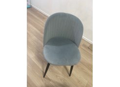 Стул на металлокаркасе Gabi 1 gray / black фото покупателя 711