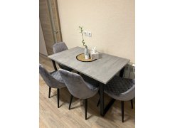 Стол Лота Лофт 120 25 мм сабия / черный матовый фото покупателя 166