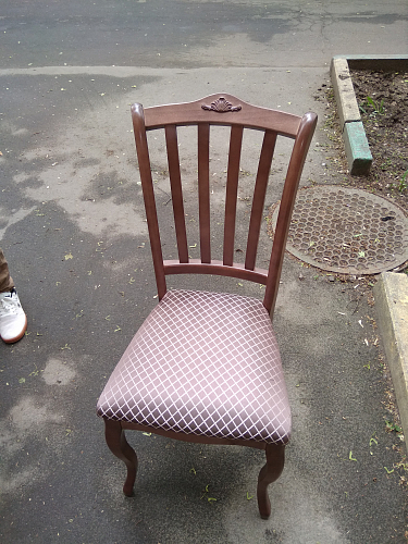 Деревянный стул Виньетта орех / мерц белый люкс фото покупателя 21