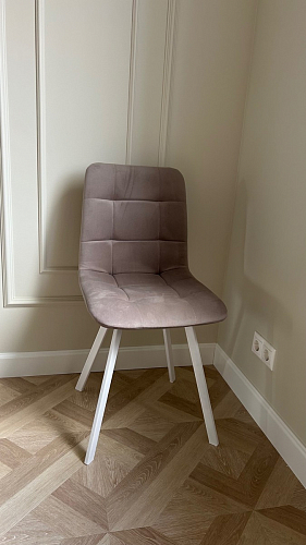 Стул на металлокаркасе Чилли темно-серый / черный каркас фото покупателя 225