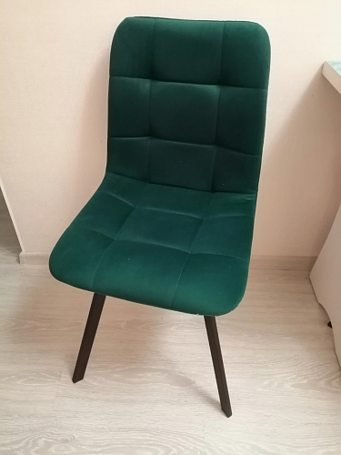 Стул на металлокаркасе Чилли бирюзовый / черный фото покупателя 1067