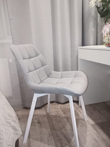 Стул на металлокаркасе Челси бирюзовый / черный фото покупателя 193