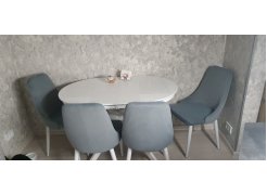 Стул на металлокаркасе Kora gray / black фото покупателя 77