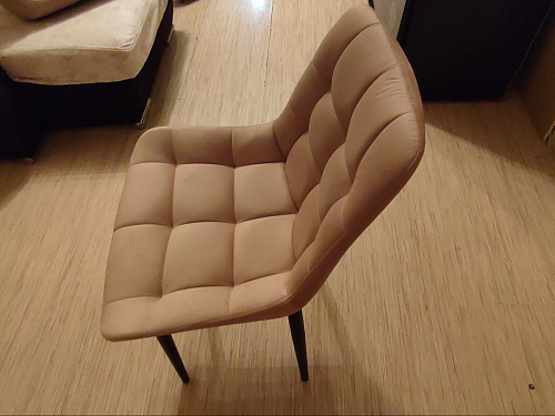 Стул на металлокаркасе Челси бирюзовый / черный фото покупателя 94