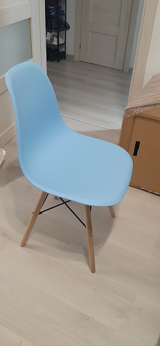 Стул Cindy Eames mod. 001 khaki / natural фото покупателя 254