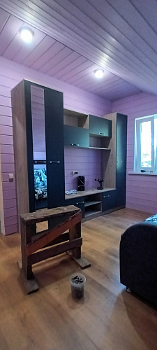 Готовая гостиная Бертелена белое дерево / белое дерево фото покупателя 83