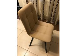 Стул на металлокаркасе Чилли светло-серый / черный фото покупателя 618