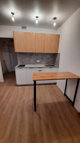 Барная стойка Дилан Лофт 120х40х98 дуб делано темный фото покупателя 95