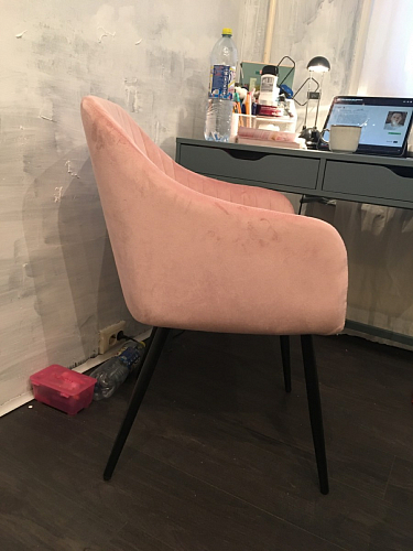 Стул на металлокаркасе Slam dark beige фото покупателя 29