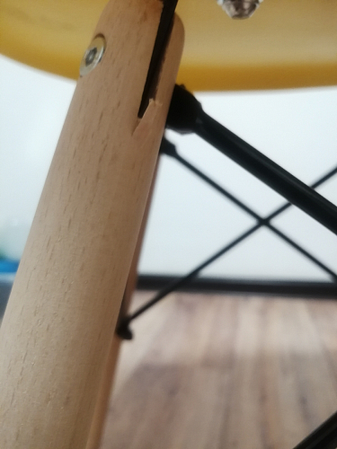 Стул Cindy Eames mod. 001 khaki / natural фото покупателя 299