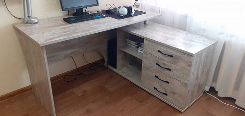 Компьютерный стол КСТ-109Л венге фото покупателя 82