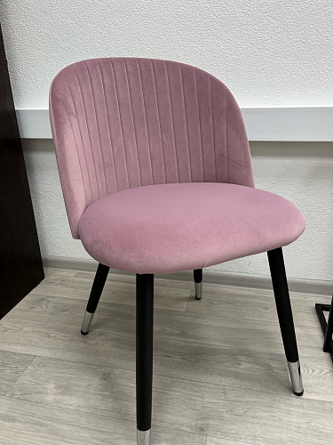 Стул на металлокаркасе Gabi 1 light blue / black / gold фото покупателя 760