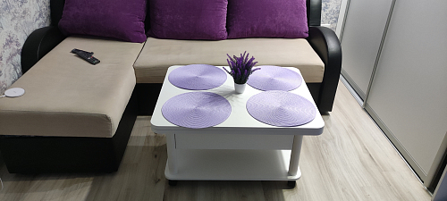 Стол-трансформер Виват дуб вотан / хром фото покупателя 18