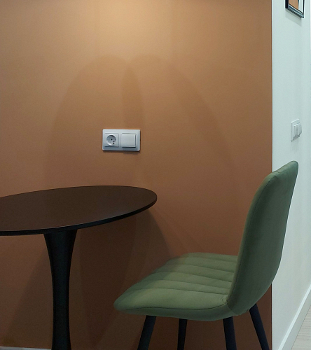 Стул на металлокаркасе Дани П бежевый / черный фото покупателя 5