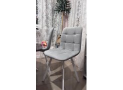 Стул на металлокаркасе Чилли светло-серый / черный фото покупателя 519