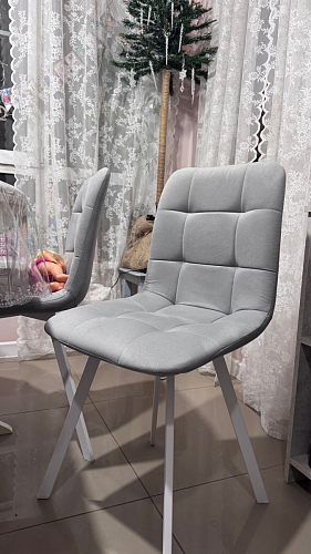 Стул на металлокаркасе Чилли К черный / зеленый фото покупателя 519