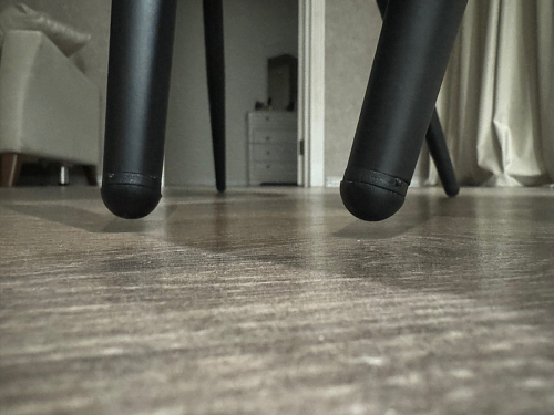 Стул на металлокаркасе Gabi 1 light blue / black / gold фото покупателя 580