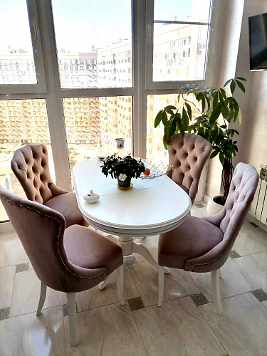 Деревянный стул Милано 1 бежевый / белый фото покупателя 80