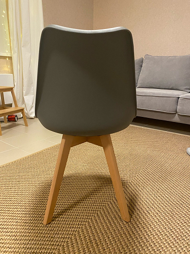 Стул Bonuss blue / wooden legs фото покупателя 84