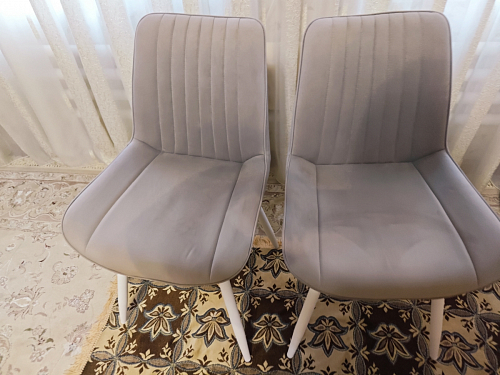 Стул на металлокаркасе Седа К латте / черный фото покупателя 72