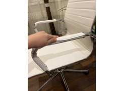 Компьютерное кресло Reus черная сетка / хром фото покупателя 13