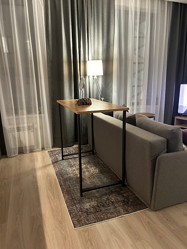 Барная стойка Дилан Лофт 120х50х90 бетон фото покупателя 89